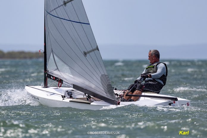 Karl Purdie, NZ Finn Team // Photo credit: Robert Deaves