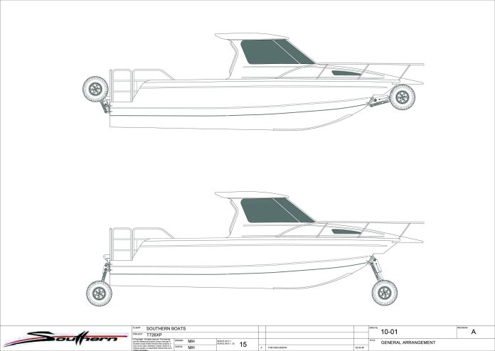 Southern Ampibious 746 GA ver 2 // Southern Boats