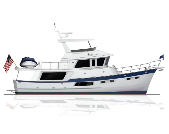 The Kadey-Krogen 53. Courtesy Kadey-Krogen Yachts.