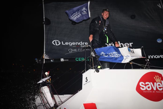 Paul Morvan (Foricher - French Touch) takes stage three honours and third overall in 2026 Solitaire du Figaro Paprec