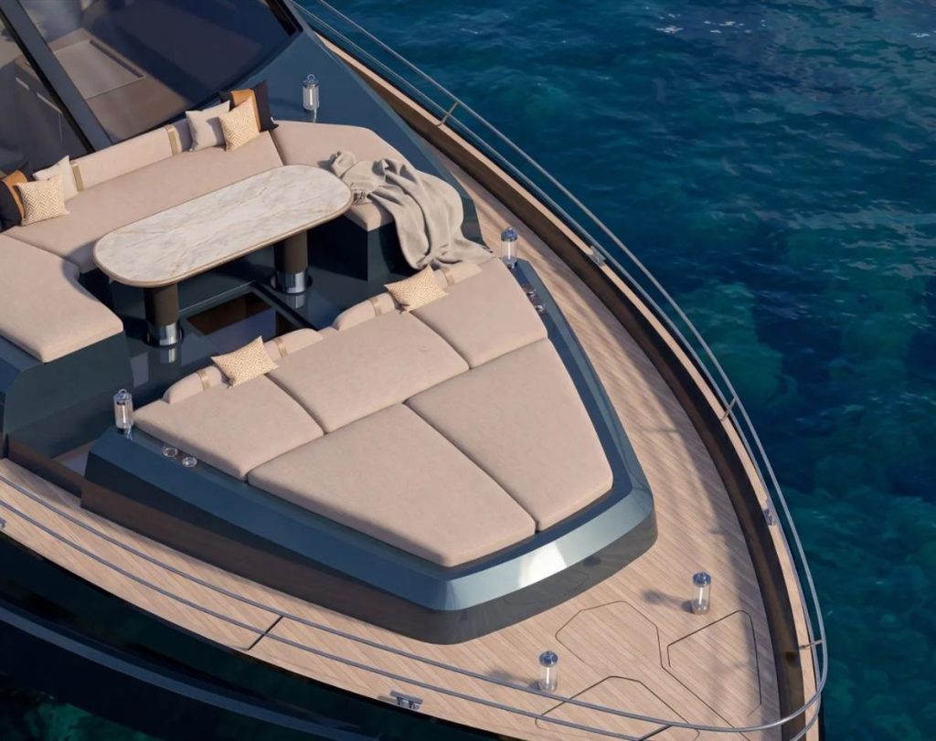 New interior concept unveiled for flagship Galeon 700 // Photo credit: Gideon Yachts