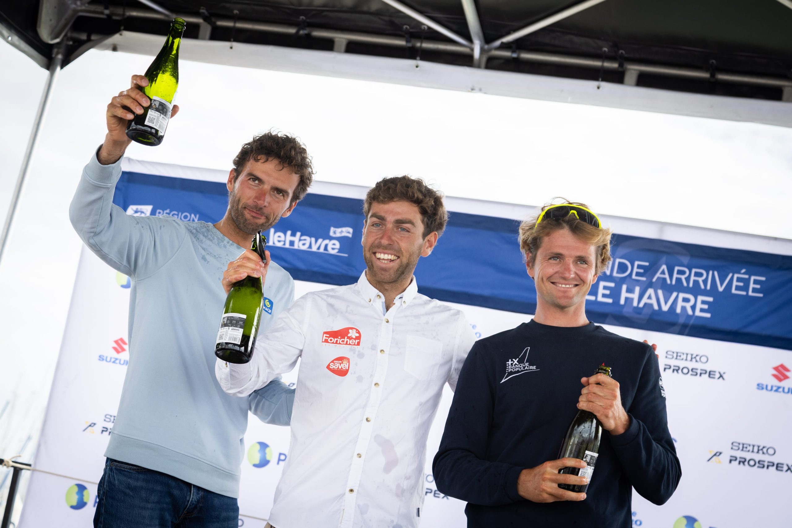 Stage 3 prize-giving in Le Havre