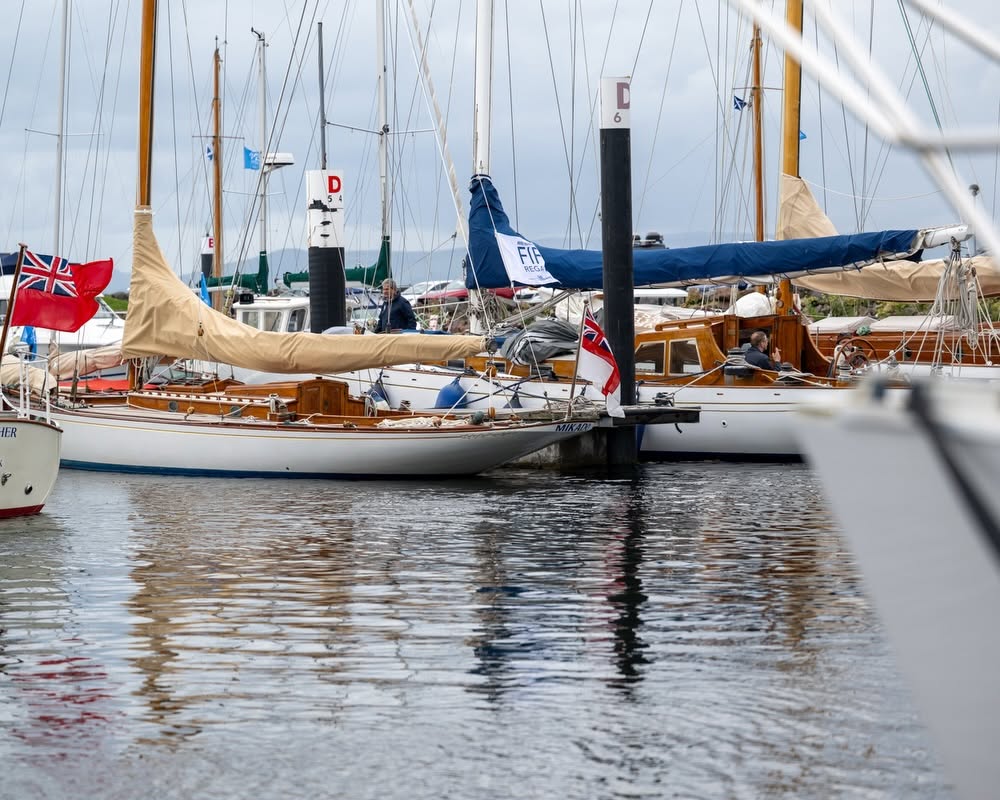 2026 Fife Regatta, fleet at port. // Photo credit: pkc_media & JRT Photo