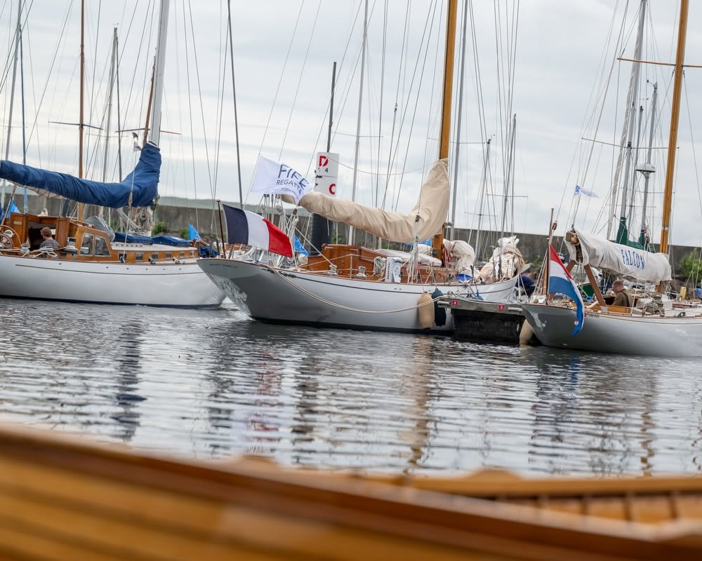 2026 Fife Regatta, fleet at port. // Photo credit: pkc_media & JRT Photo