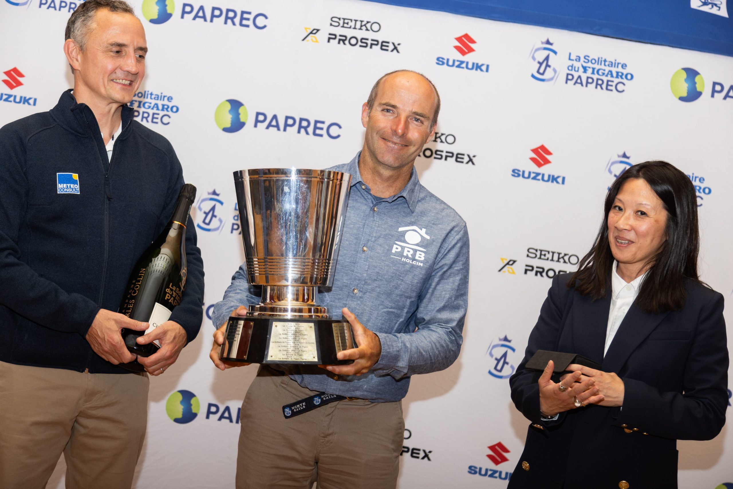 Prize-giving ceremony for La Solitaire du Figaro Paprec 2026