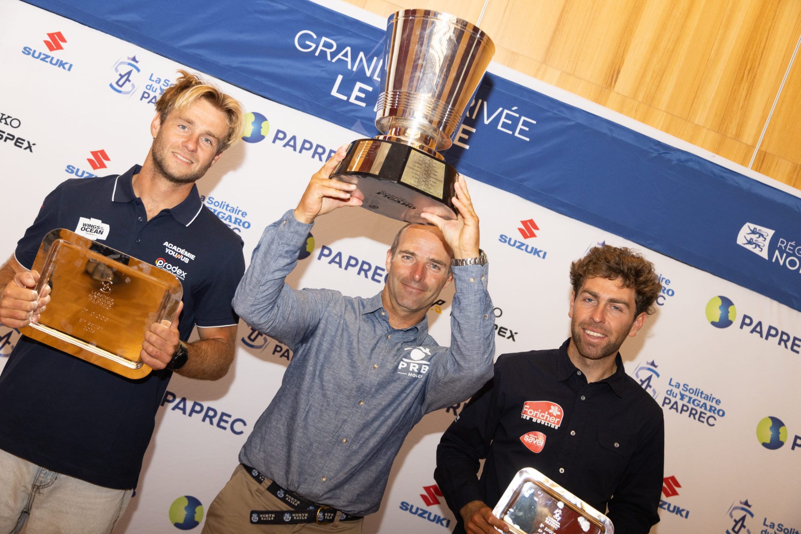 Prize-giving ceremony for La Solitaire du Figaro Paprec 2026
