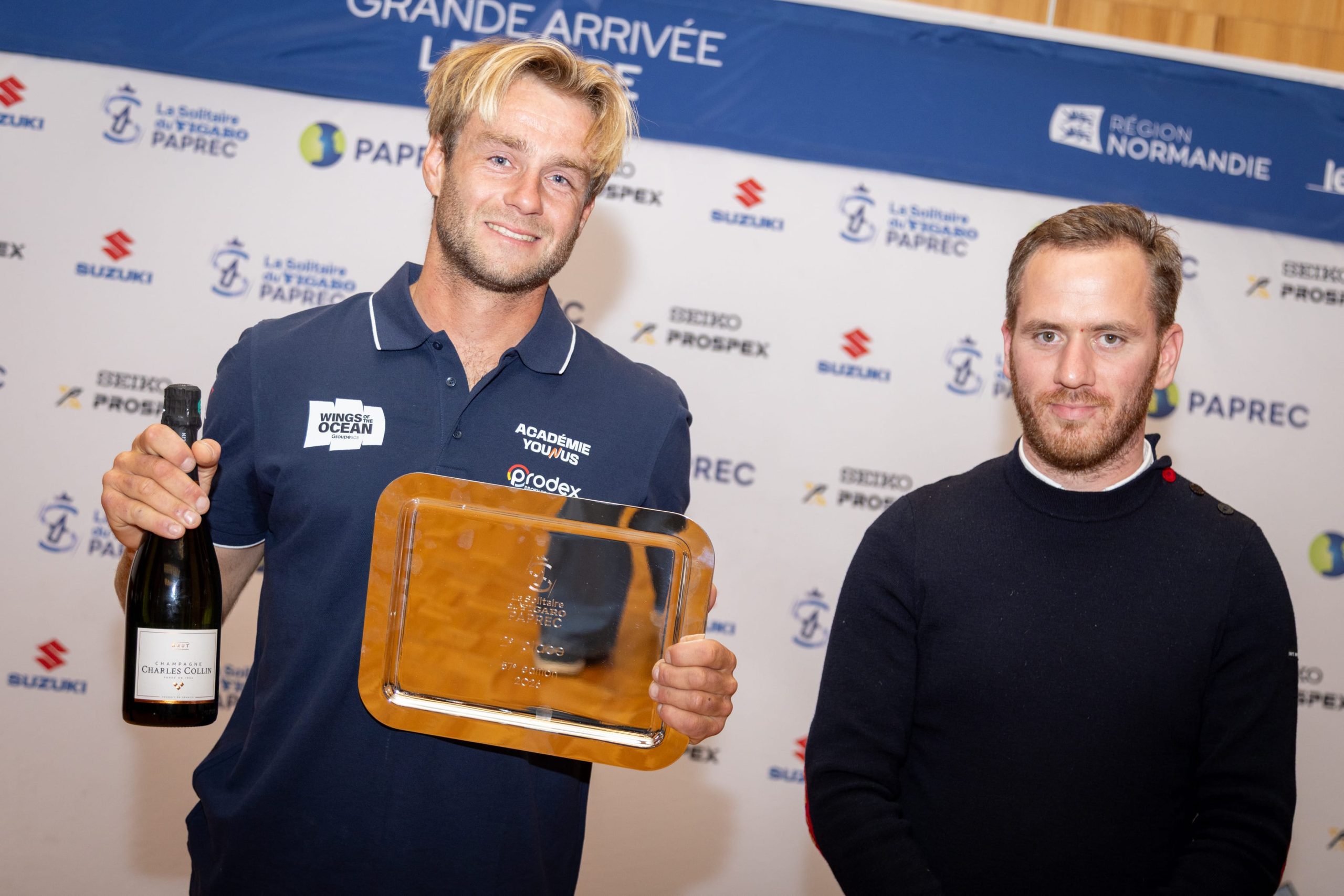 Prize-giving ceremony for La Solitaire du Figaro Paprec 2026