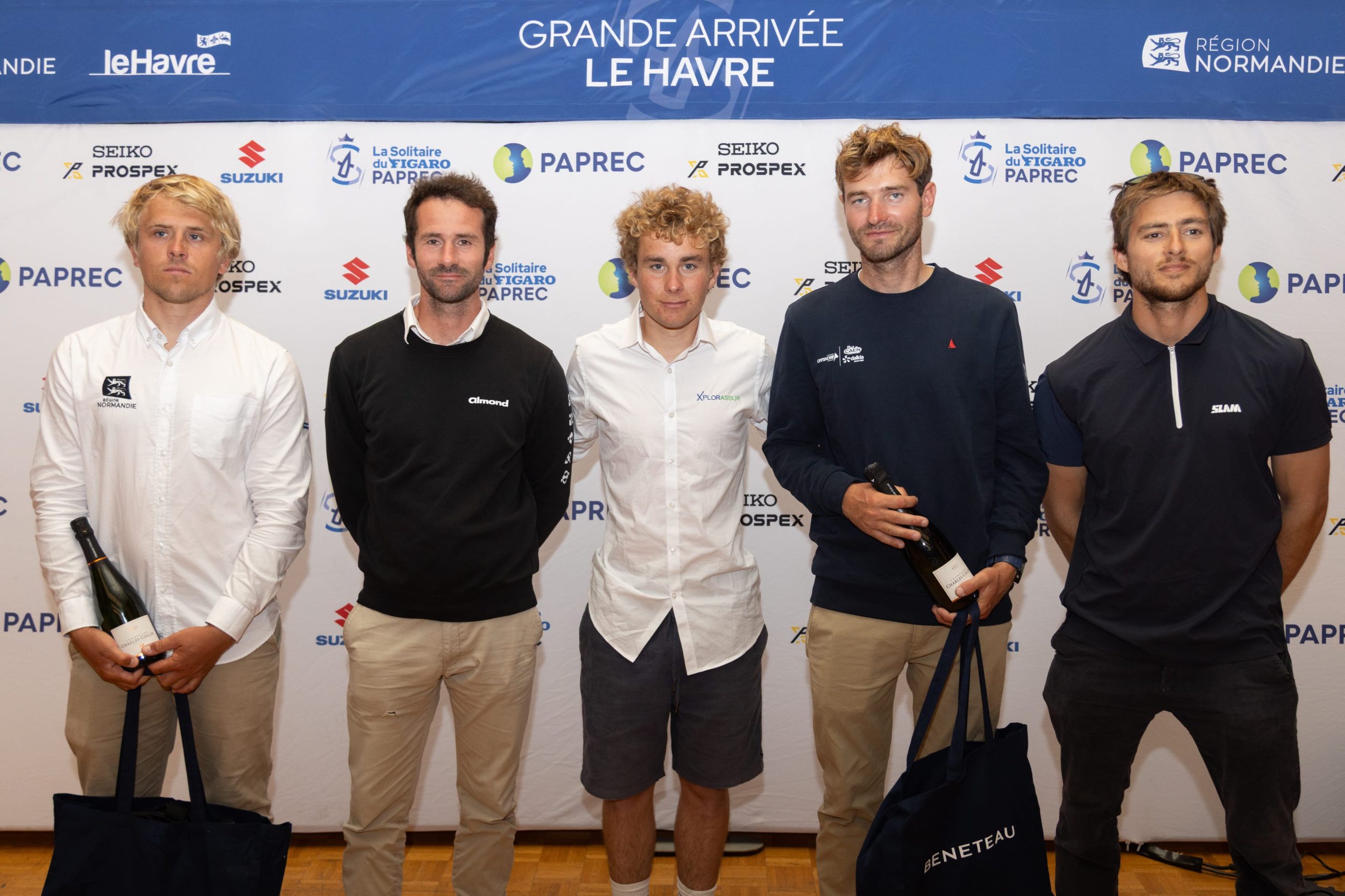 Prize-giving ceremony for La Solitaire du Figaro Paprec 2026