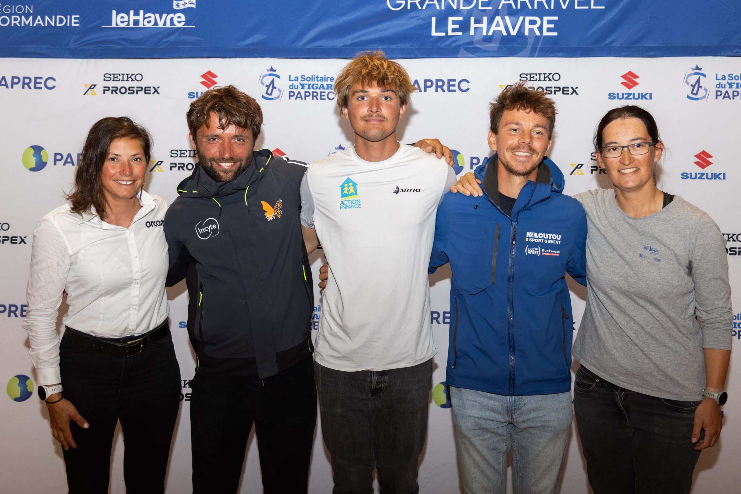 Prize-giving ceremony for La Solitaire du Figaro Paprec 2026