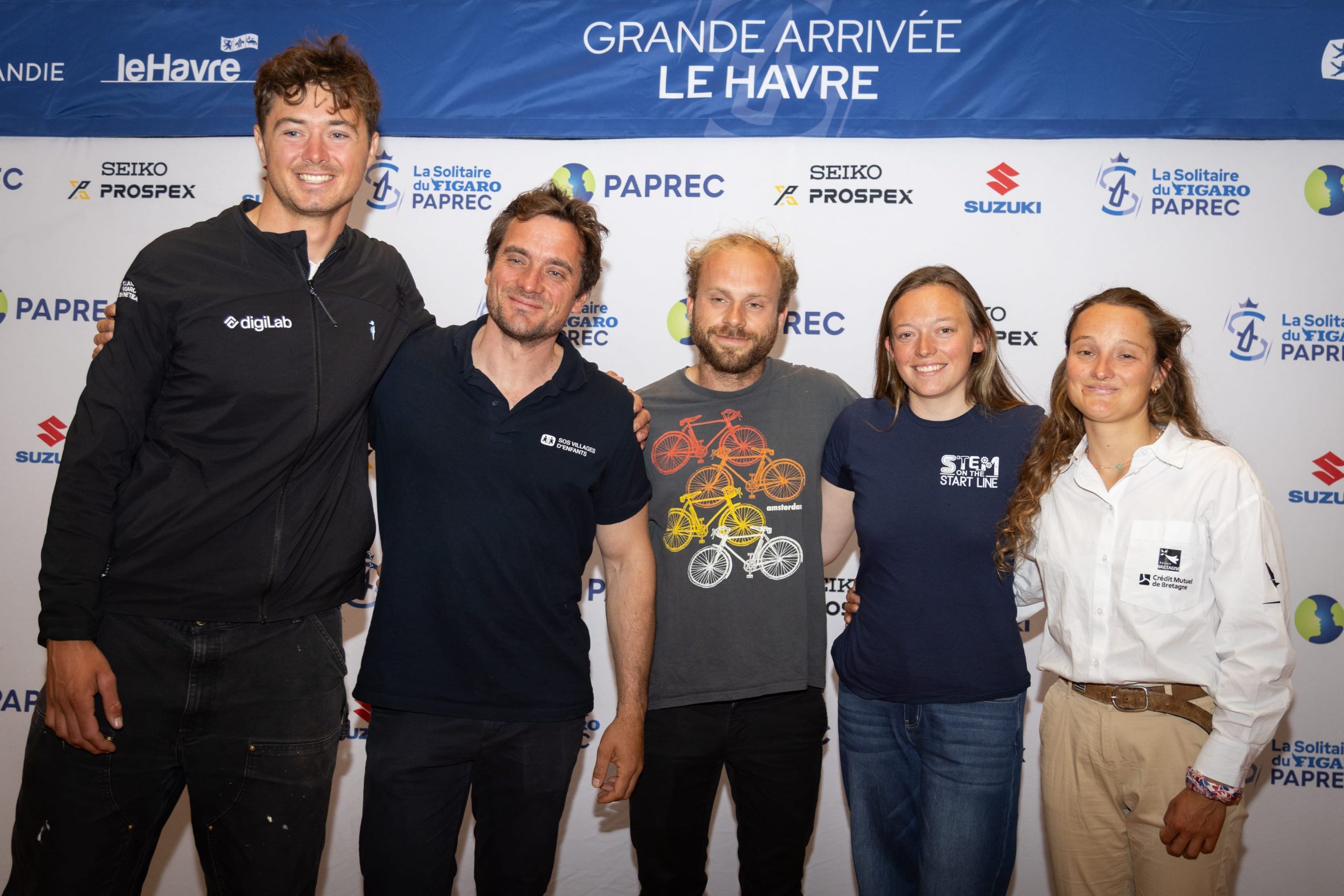 Prize-giving ceremony for La Solitaire du Figaro Paprec 2026