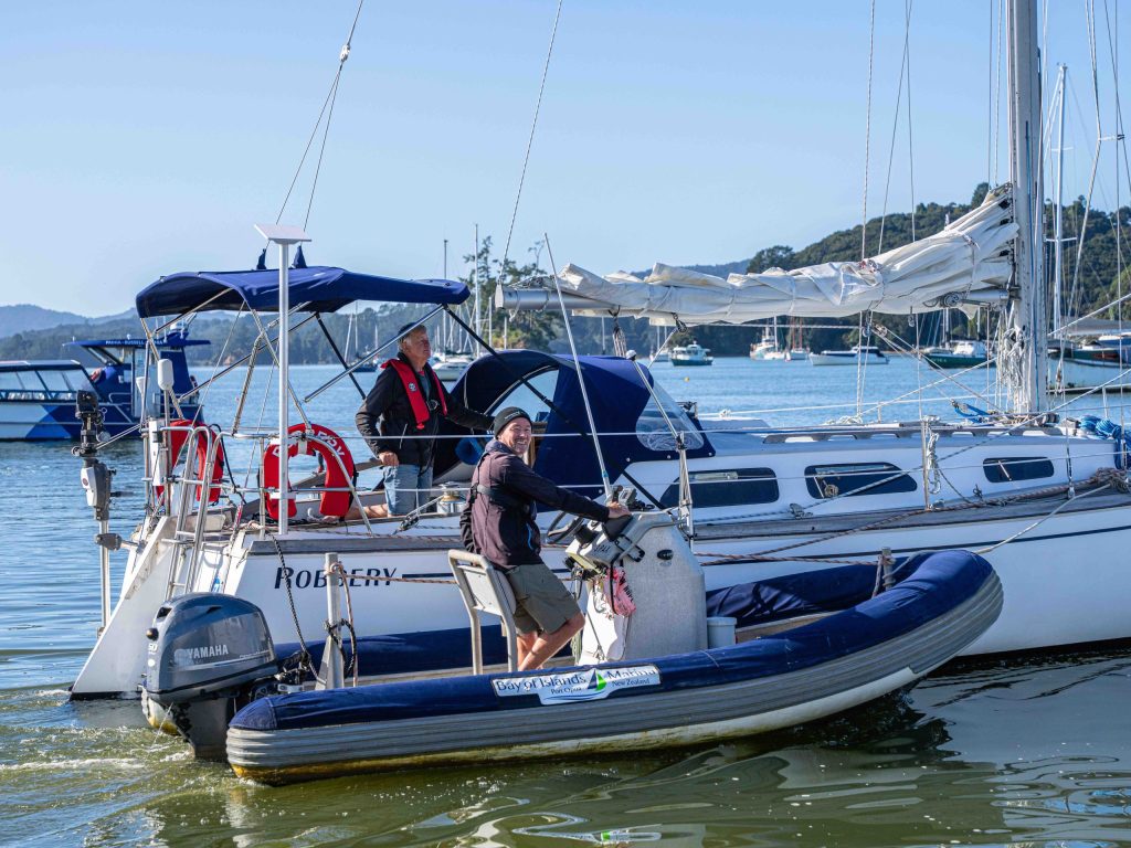 Graeme Francis and Robbery arrive back at Opua. // Photo credit: Insight Media