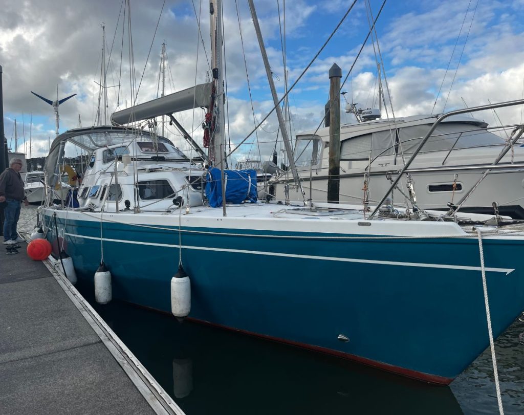 Smoko a week before the start in Opua // Photo credit: Kirsten Thomas