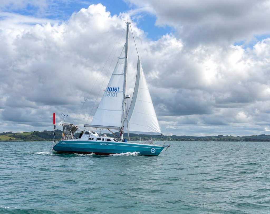 Smoko just after the start in Opua. // Photo credit: Kirsten Thomas
