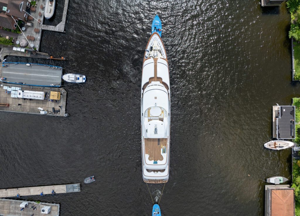 Feadship's Halycon, when a refit becomes something else entirely. // Photo credit: Feadship