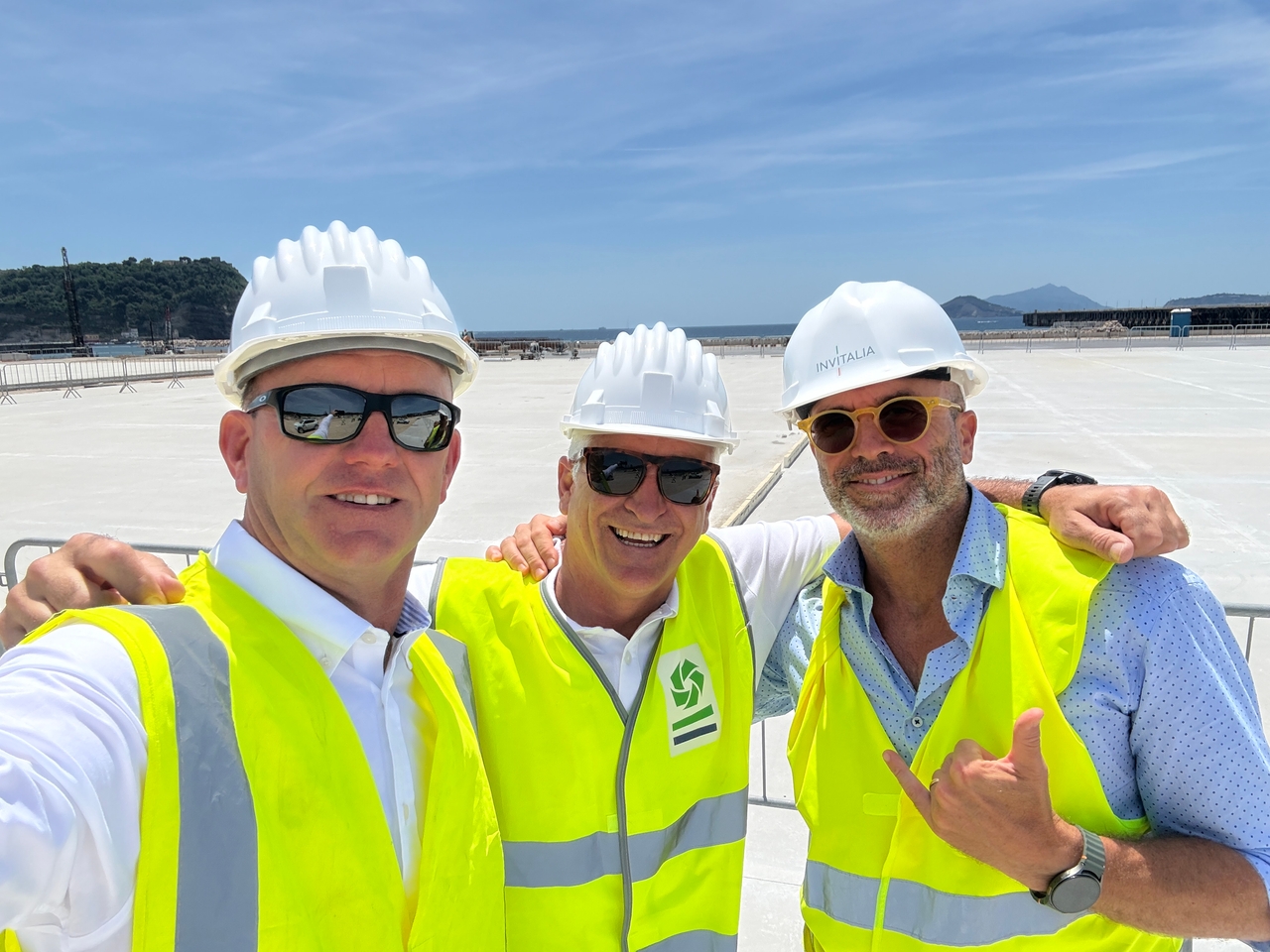Base Construction Begins In Bagnoli For The Challenger Of Record, Gb1