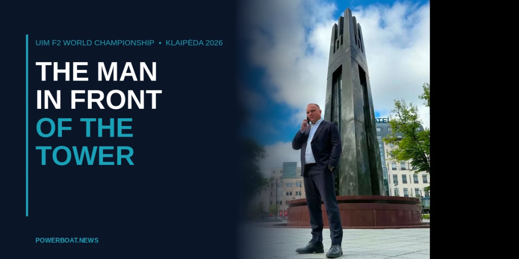 The Man in Front of the Tower — Karolis Ramoška
