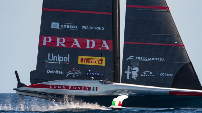 Impressive First Real Day For Luna Rossa In Cagliari