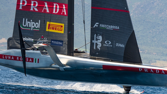 Impressive First Real Day For Luna Rossa In Cagliari