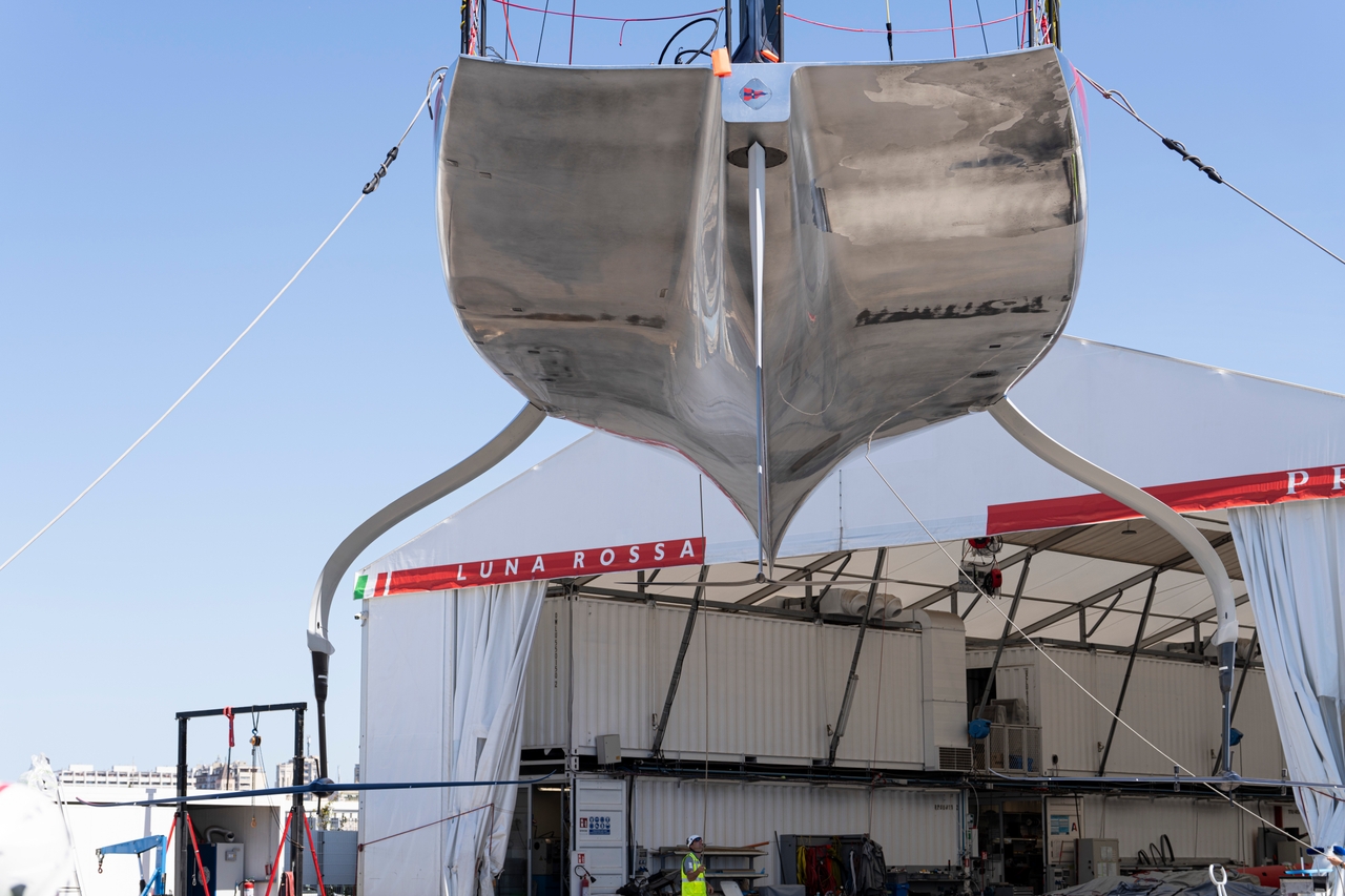 Impressive First Real Day For Luna Rossa In Cagliari
