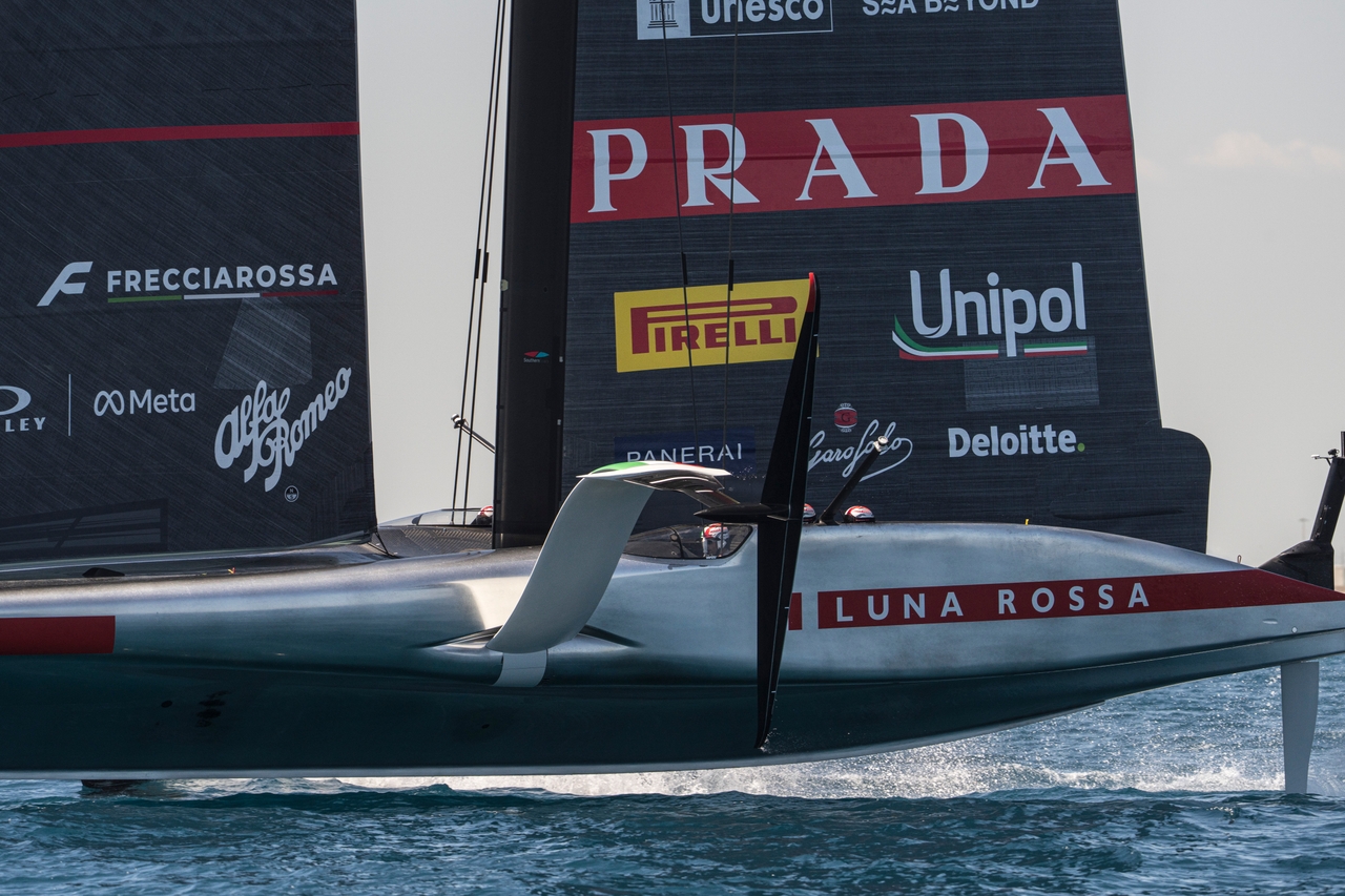 Impressive First Real Day For Luna Rossa In Cagliari