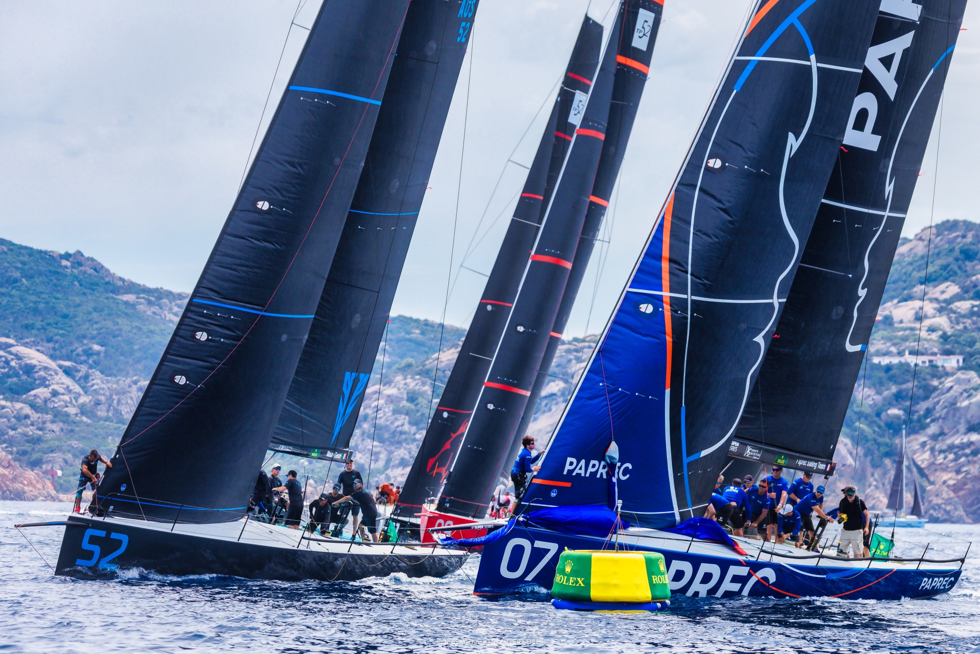 Fifteen Boats Line up in Porto Cervo for 2026 Rolex Tp52 World Championship