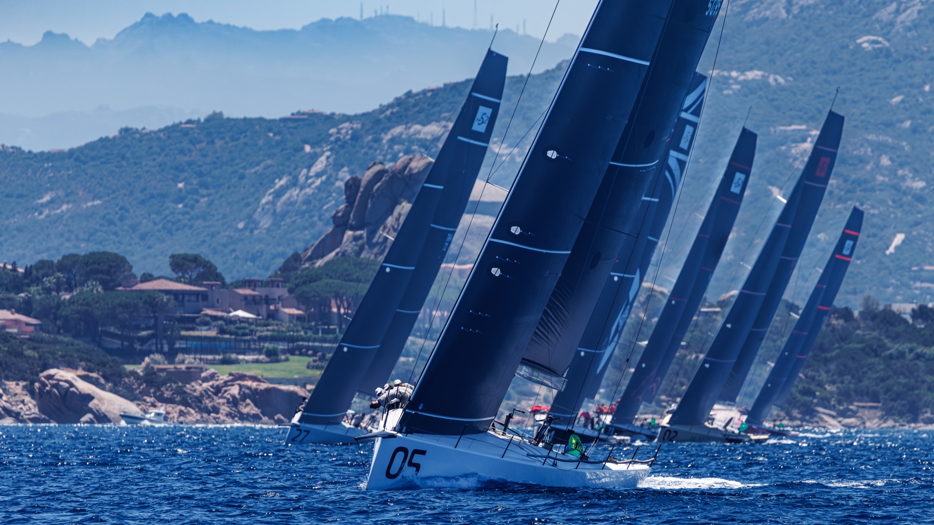 Rolex Tp52 World Championship: Sled and Vayu Tied on Points at the top After first day