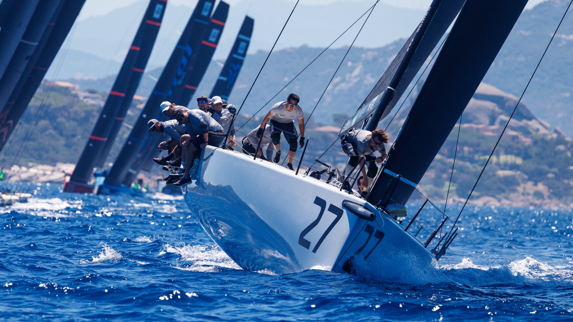 Rolex Tp52 World Championship: Sled and Vayu Tied on Points at the top After first day