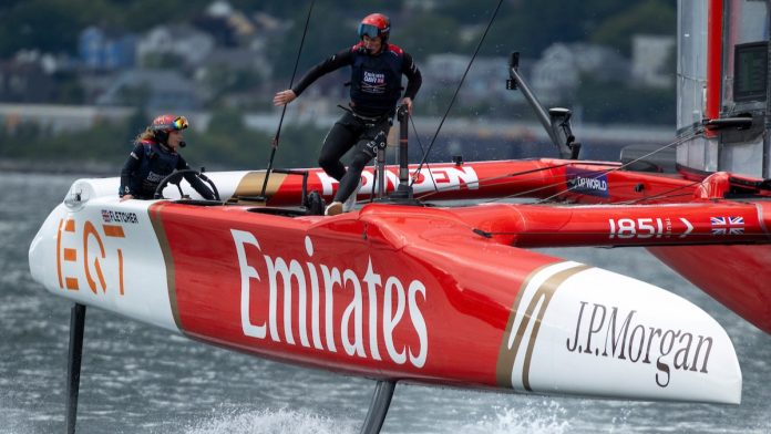 A day of two halves for Emirates GBR as ‘wacky conditions’ play havoc in Halifax on Race Day 1