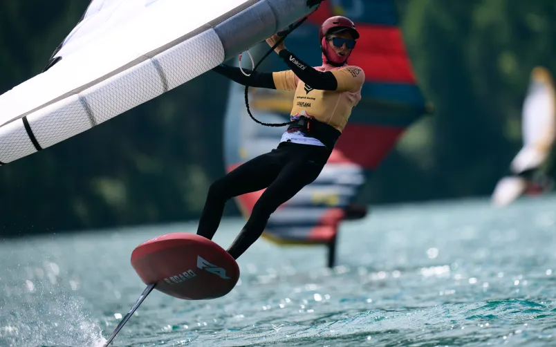 New Zealand wingfoilers Sean Herbert, Kosta Gladiadis and Jeremiah McDonald impress at World Cup in Silvaplana