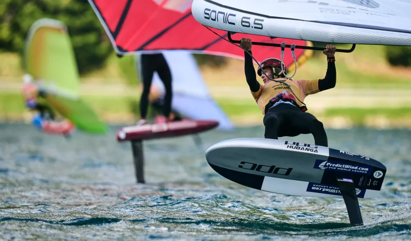 New Zealand wingfoilers Sean Herbert, Kosta Gladiadis and Jeremiah McDonald impress at World Cup in Silvaplana