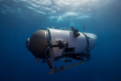 The Titan Submersible // Photo credit: Becky Kagan Schott, OceanGate