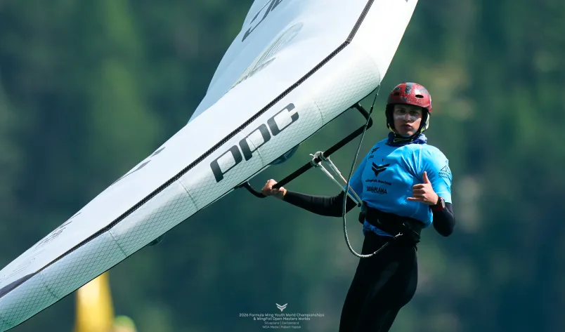 2026 Formula Wing Youth Foiling World Championship: New Zealand's Kosta Gladiadis in contention as medal series looms