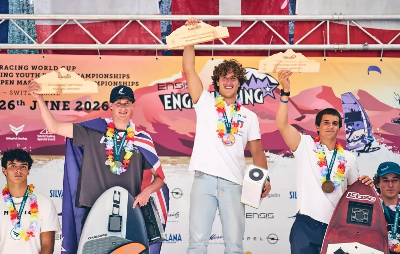 2026 Formula Wing Youth World Championships: Kosta Gladiadis claims silver again as New Zealand wingfoiler backs up world championship result
