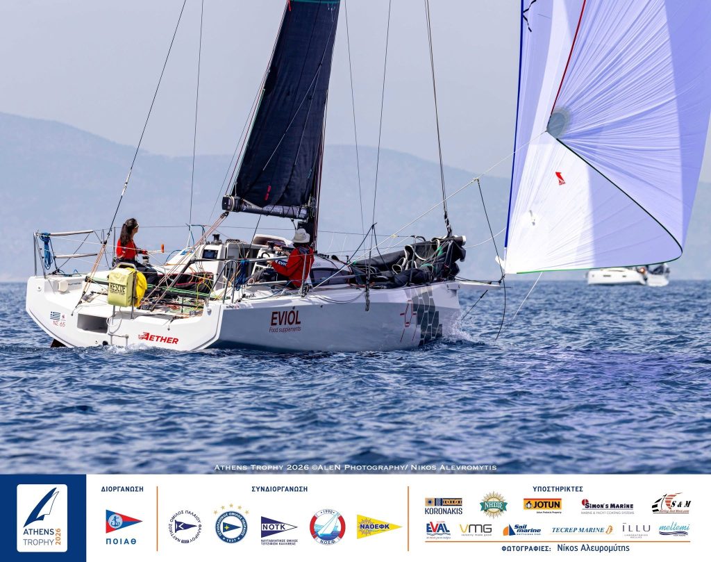 The Dehler 30, Aether, in the Athens Trophy 2026 ©Nikos Alevromytis