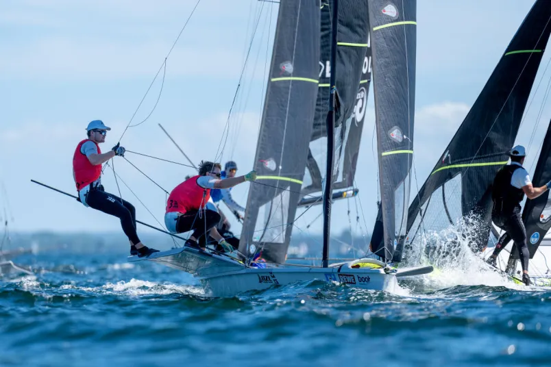 2026 49er, 49erFX and Nacra 17 European Championships: New Zealand's Seb Menzies and George Lee Rush begin title defence in first outing since world championship triumph