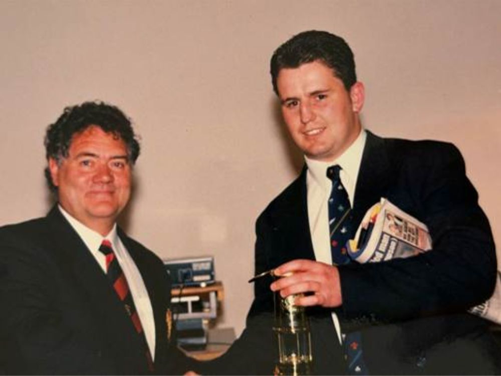 Gareth Hodson during his time playing Rugby in Wales. // Photo: supplied.
