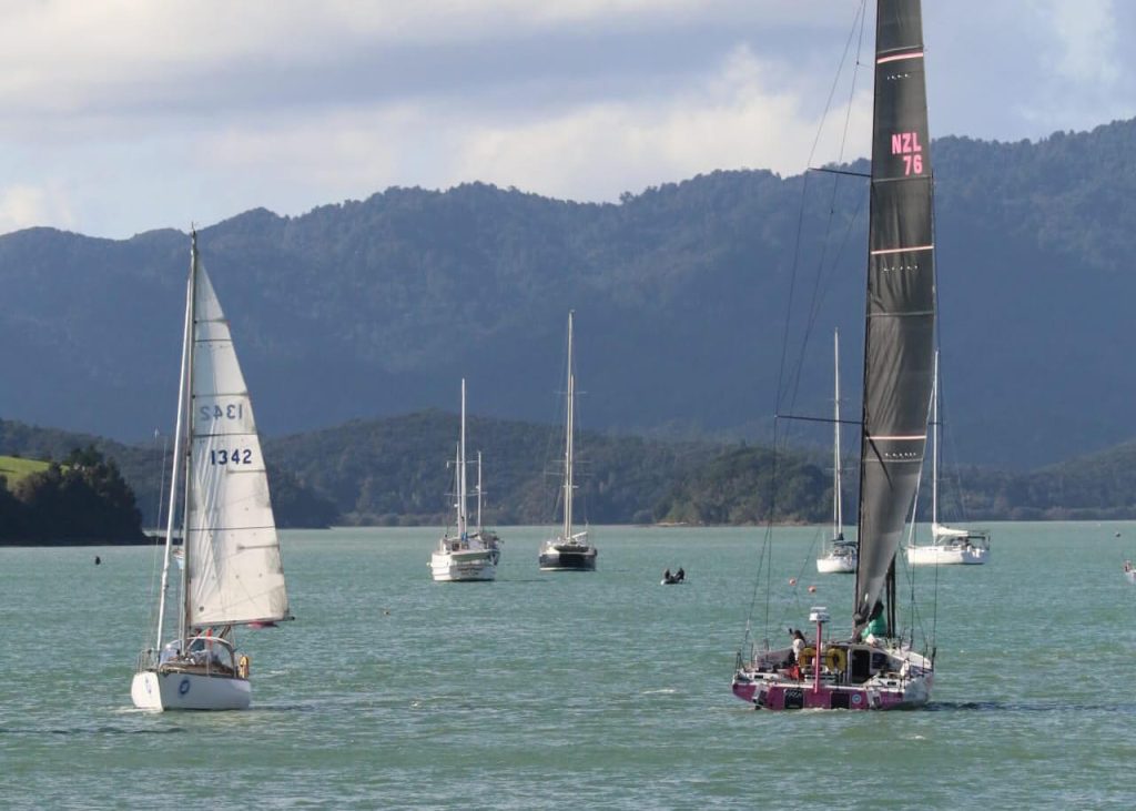 Diablo at the start of the 2026 Solo Trans-Tasman Yacht Challenge. // Photo credit: Insight Media