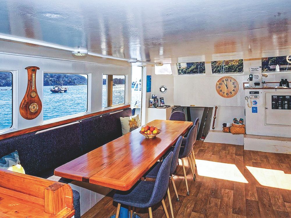Comfortable living onboard Cat-A-Rac. // Supplied