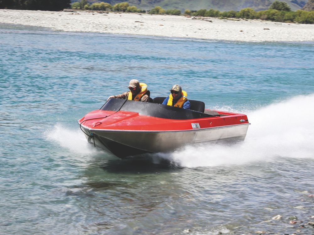 Hugh and Angus Fraser exploring a southern river. // Photo credit: Ollie Sharpe