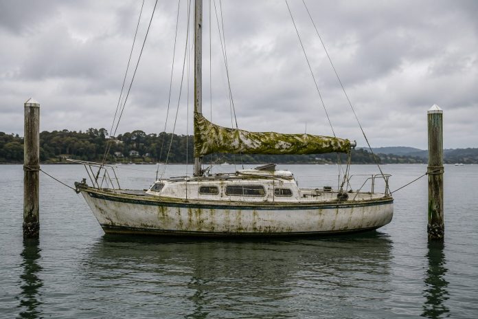 Old abandoned boat
