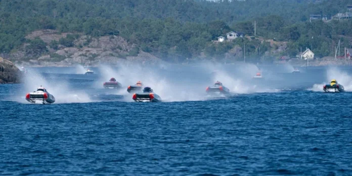 tvedestrand-race1-3b-fleet-1024x512-1 Hamrén Recovers From Ninth to Win Red-Flagged Race 1 as Tvedestrand Championship Gets Underway