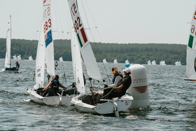 Three New Zealand crews finish strongly at 420 World Championships in Biscarrosse, France