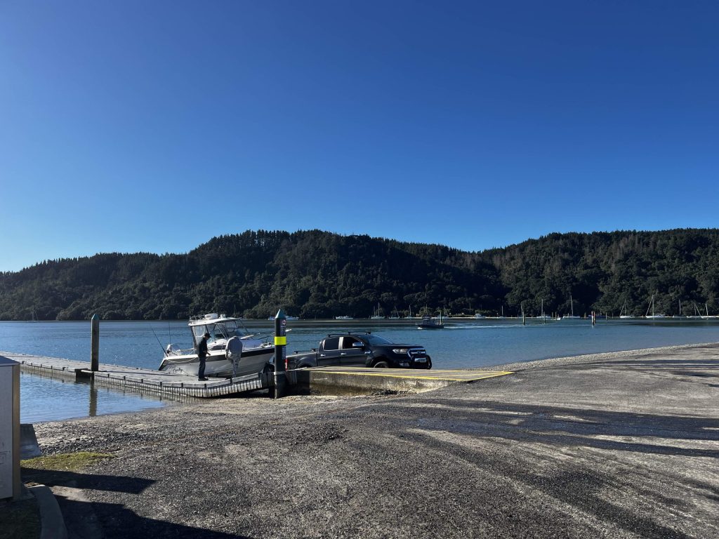 Whangamata jetty. // Kirsten Thomas