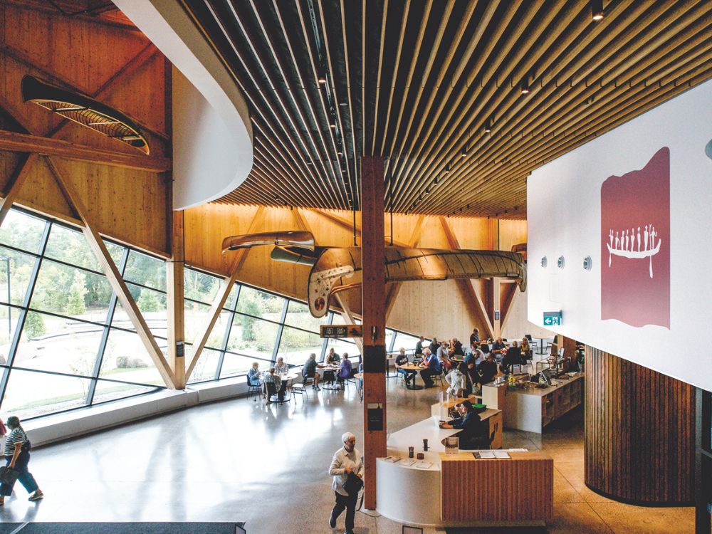 The new museum features impressivearchitecture with interesting spaces. // Photo credit: Bruno Cianci