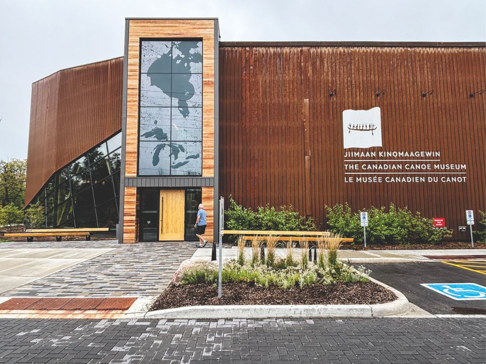 The new CCM is situated on the waterfront of the Otanabee River. // Photo credit: Bruno Cianci