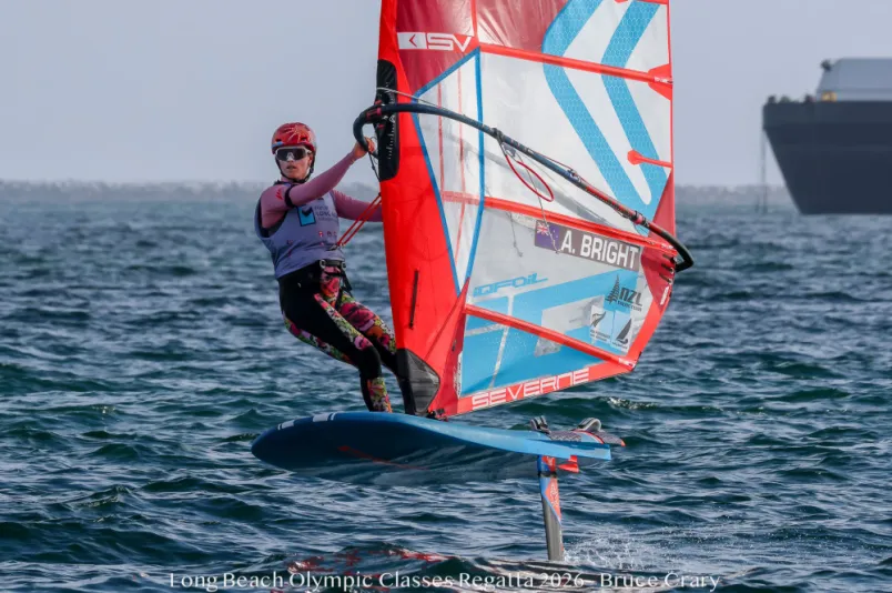 2026 Olympic Classes Regatta: New Zealand windfoil star Aimee Bright wins iQFOiL silver medal at Los Angeles 2028 Olympic venue