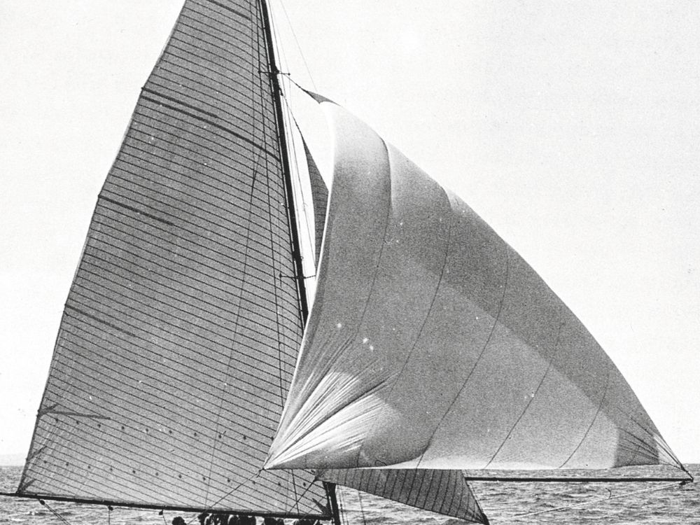 Manene rigged up for Sydney 1938.