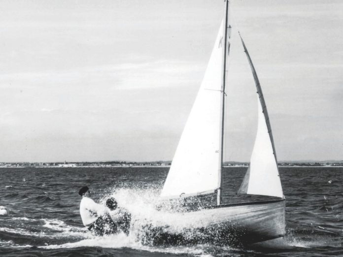Geoff Smale’s International 14 Atua-Hau at Cowes.