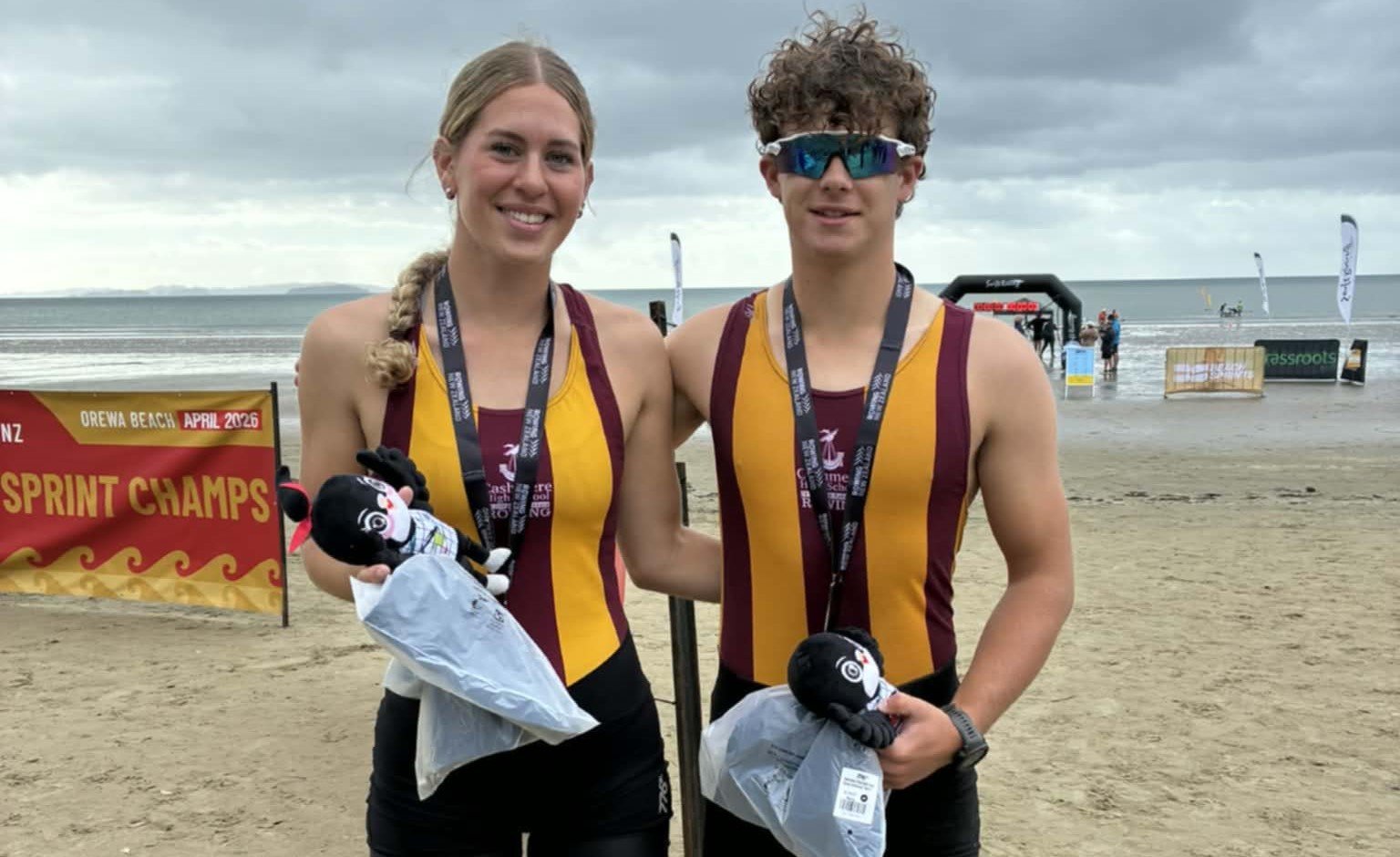 From Flatwater to Fast Lane: Jacob and Millie's Beach Sprint Success