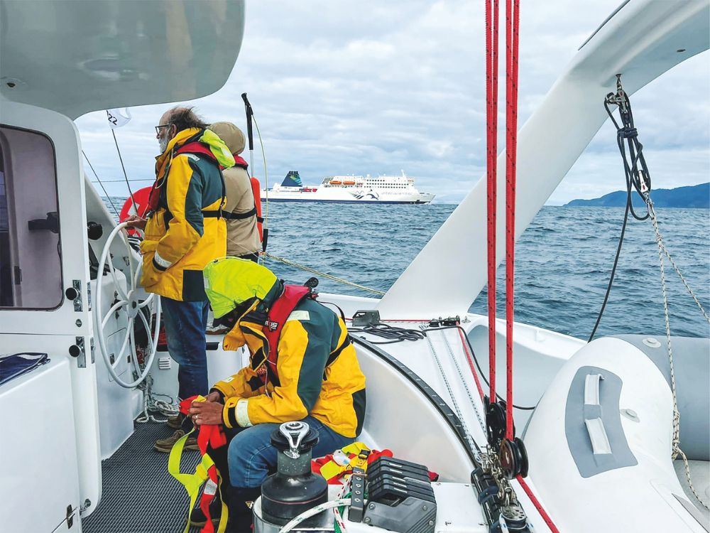 Passages can be demanding but in almost every way cruising on two hulls is better than on one. // Photo credit: Tom Linskey